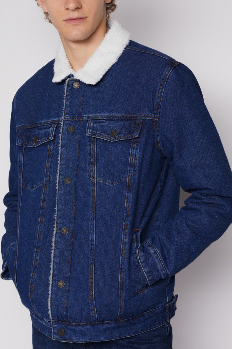 Arundel | Veste en Jean Doublée Mouton - Vernay